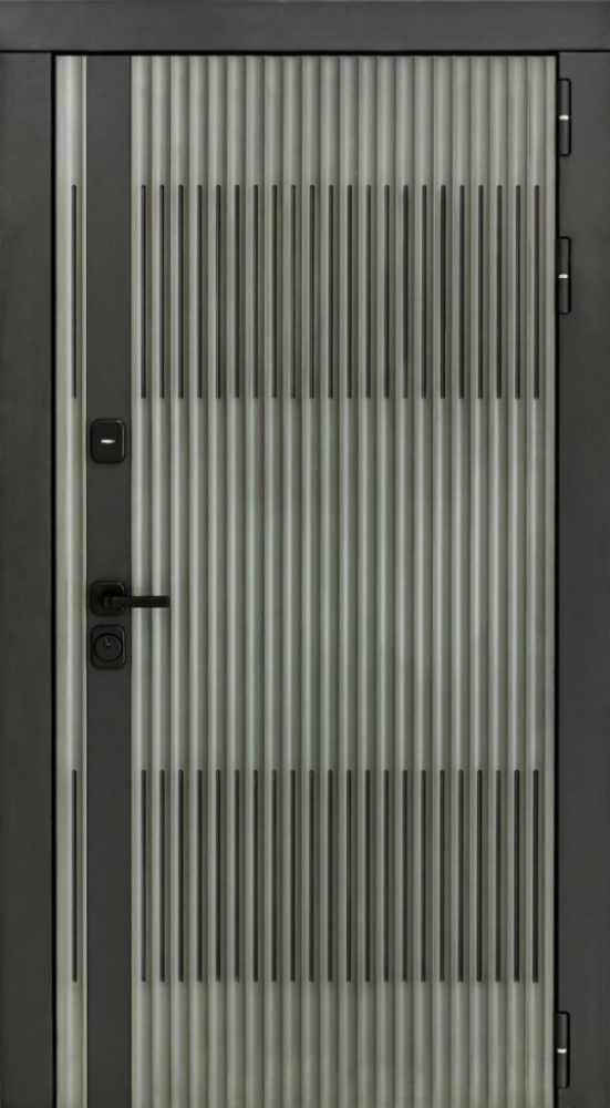 Дверь ДвериПРО Элфи ФЛ-256 (10мм, Бетон пепельный) DPRO227603