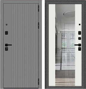 Товар Дверь Браво Север-9.2 Антик Серебряный/Белый DIS007077