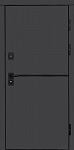 Дверь Термо-Доор Тренд Графит(черная фурнитура) (квартира) DIS007545 фото