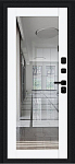 Дверь Браво Thermo Флэш МФ/SBlack-Букле черное/White Silk DIS007445 фото