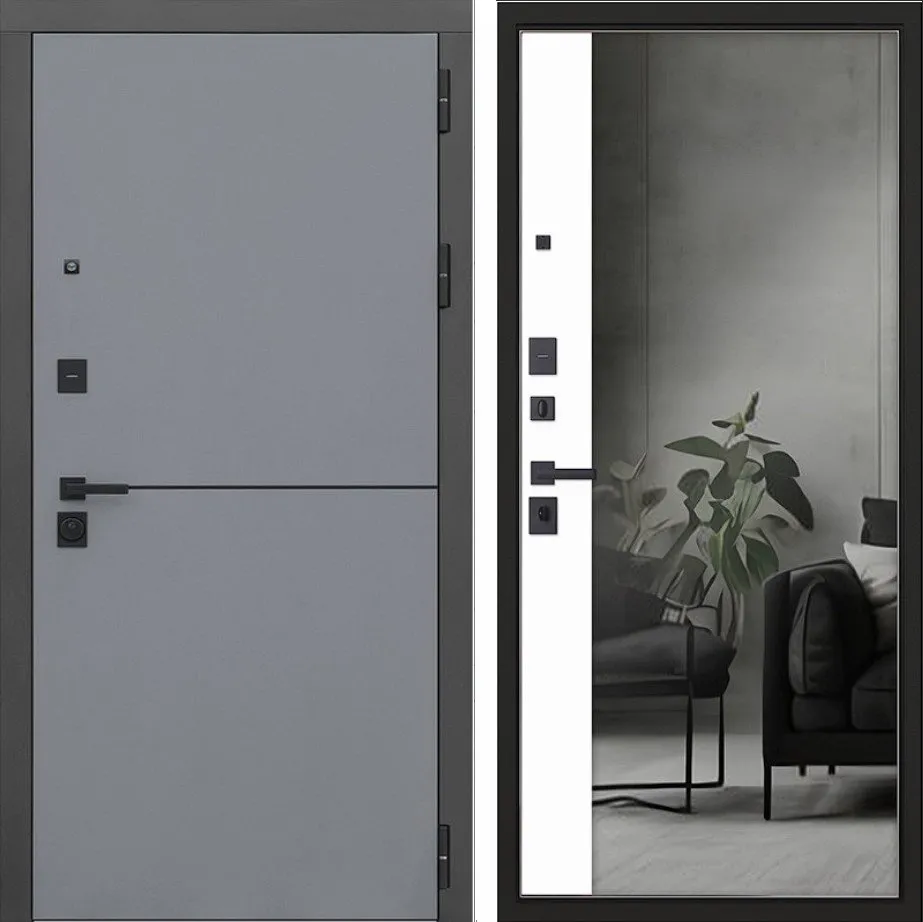 Дверь Бриг с зеркалом DIS007538